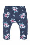 Makoma: Legginsy granatowe w kwiatki r.92