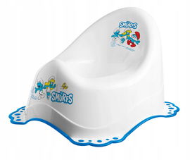 Maltex Baby Nocnik 2k Smerfy Biały Smerfowy