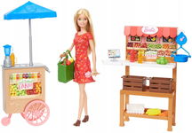 Mattel Barbie stragan farmerski UNIKAT