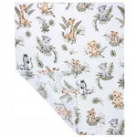 Mini Ania ; Pielucha Tetrowa z Nadrukiem Savanna Zwierzęta 70 x 80 Produkt