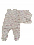 MK: Komplet bawełniany kaftan + śpioch r. 62
