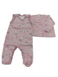 MK: Komplet bawełniany kaftan + śpioch Hug me r. 62