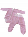 MK: Komplet bawełniany body + półśpioch r. 56
