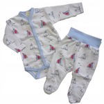 MK: Komplet bawełniany body + półśpioch r. 50