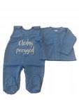Mrofi: Komplet bawełniany kaftan + śpioch Głodny przygód r. 62
