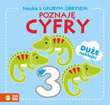 Nauka z grubym obrysem Poznaje cyferki