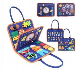 Norimpex: Tablica manipulacyjna granatowa w literki przekładka