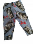 PRO-IGIEŁKA: Legginsy 3d z kotkami r.86