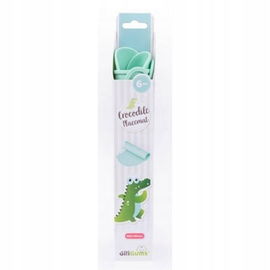 Podkładka silikonowa Krokodyl miętowa GiliGums