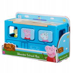 Peppa Pig Zestaw z figurką Drewniany autobus