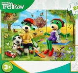 Puzzle 24 el Rodzina Treflików + kolorowanka