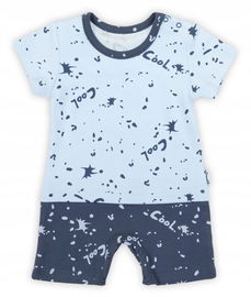 Rampers bawełniany NICOL błękit granat 74