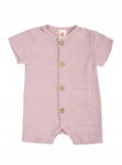 Rampers niemowlęcy muślinowy Just Muslin - Pink 62