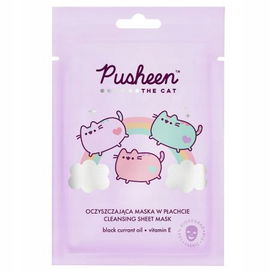 PUSHEEN : Pusheen Maska nawilżająca do twarzy z olejem z nasion porzeczki