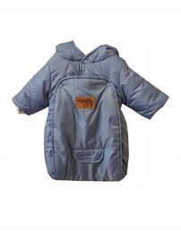 Śpiworek Ewa Klucze Frost kaptur gumka szary 68/74