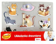 Smily Play - Drewniana Układanka Kotki