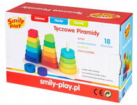 Smily Play Tęczowe Piramidy Drewniane