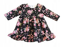 Sukienka Angel Rose 68 Mrofi czarna w kwiaty