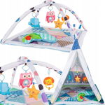 Sun Baby: Mata Edukacyjna Namiot Tipi 2w1