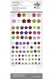 Titanum Kryształki samoprzylepne kwiatki mix