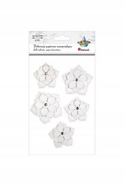 Titanum: Kwiaty papierowe samoprzylepne 3D 5 szt.