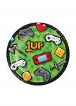Talerzyki papierowe GAME ON 8szt. 18cm