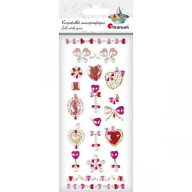 TITANUM: Kryształki samoprzylepne mix