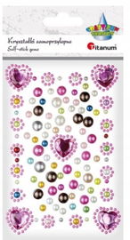 TITANUM; Kryształki samoprzylepne Walentynki