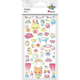 TITANUM: Naklejki wypukłe dla dziewczynki