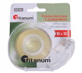 Titanum: Taśma biurowa z podajnikiem 18mm x 30m