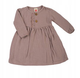 Sukienka muślinowa Makoma cappuccino 80