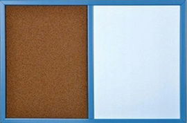 Tablica suchościeralna korkowa Combo 60x40cm