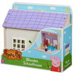 Świnka Peppa Drewniana szkoła + 3 Figurki 07212