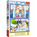 Trefl ; Puzzle Zabawna Blue 2x24