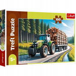 Trefl: Puzzle Ciągnik Leśny 100