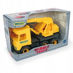 Truck dźwig żółty w kartonie