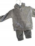 Welurowy komplecik: bluza na suwak + spodnie. 104