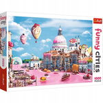 Trefl: Puzzle 1000 el. Funny Cities. Słodycze w Wenecji
