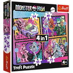 Trefl: Puzzle Elektryzujący dzień Monster High 4w1