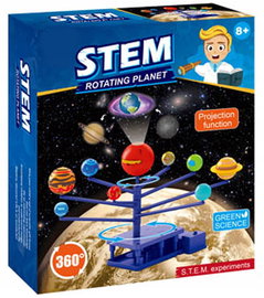 UKŁAD SŁONECZNY STEM OBROTOWY MODEL PROJEKTOR