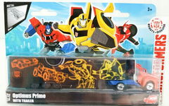 Transformers Optimus Prime With Trailer