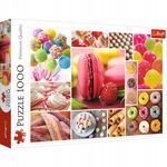 Trefl Puzzle 1000 szt. Cukierki kolaż 10469