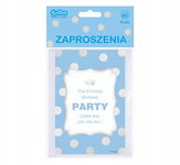 Zaproszenie na Imprezę Urodziny z Kopertami 6 szt.