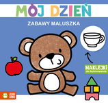 Zabawy maluszka. Mój dzień z naklejkami do kolorowania