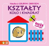 Zielona Sowa Nauka z grubym obrysem Kształty