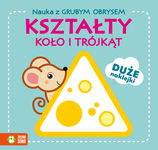 Zielona Sowa Nauka z grubym obrysem Koło i trójkąt