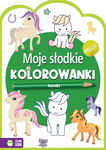 Zielona Sowa Moje słodkie kolorowanki Koniki