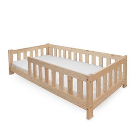 Drewniane Łóżko dla dziecka SPANEK 160x80 sosnowe nielakierowane