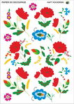 Papier decoupage kociewskie hafty