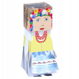 Wycinanka damski strój lubuski